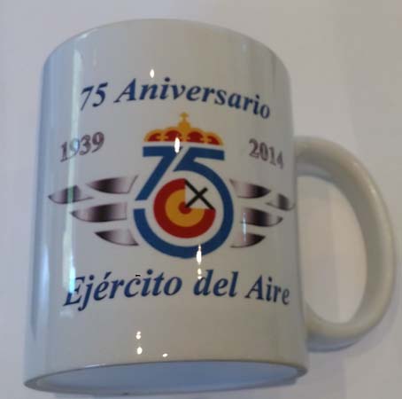 Taza 75 Aniversario Ejército del Aire 1939-2014